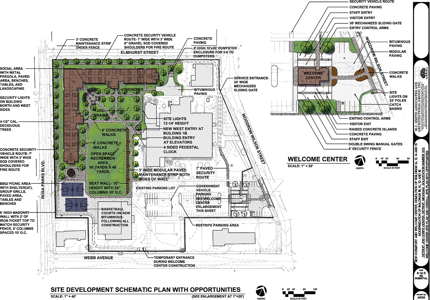 JOB CORPS CENTER, DETROIT, MICHIGAN